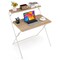 2-Tier Folding Computer Desk Laptop Table No Assembly Required for Home Office